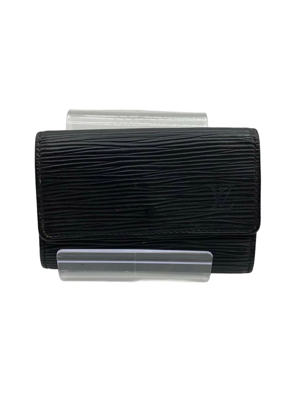 LOUIS VUITTON Multicles Leather Black Solid